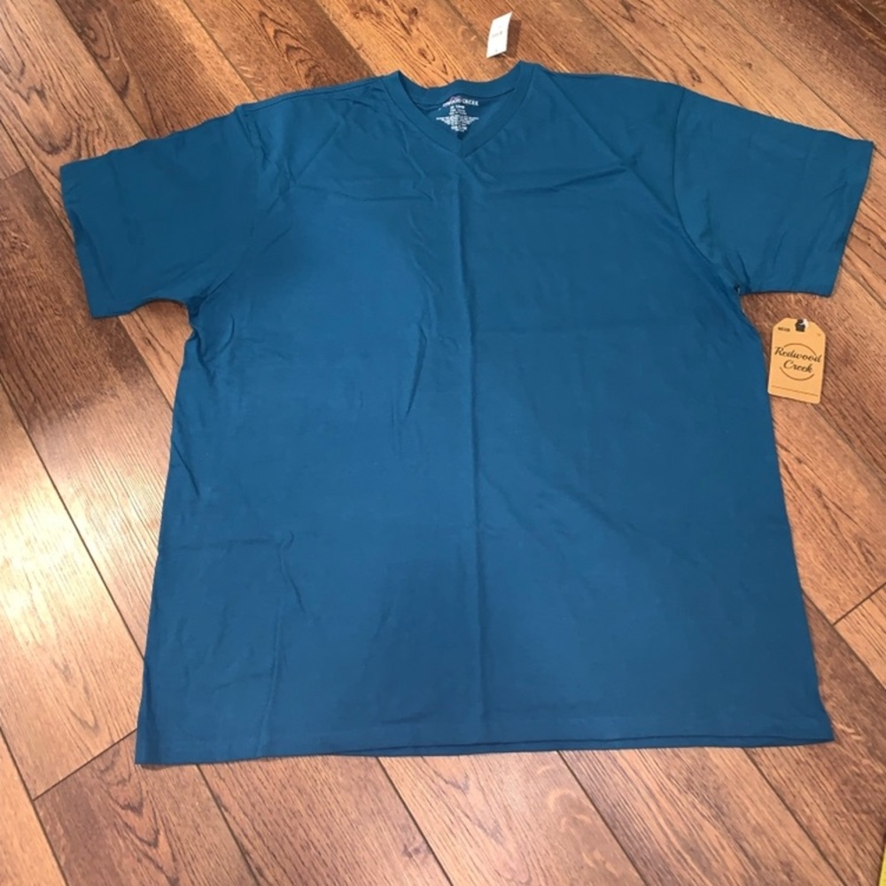 Redwood Creek Men’s V-Neck 3X T-Shirt New W/ Tags (Blue)